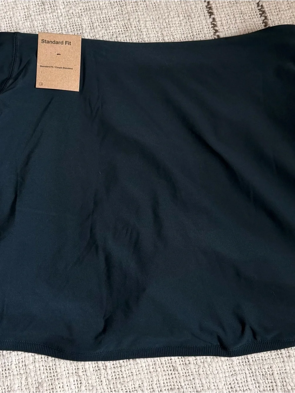 Navy Athletic Skirt with Built-In Shorts